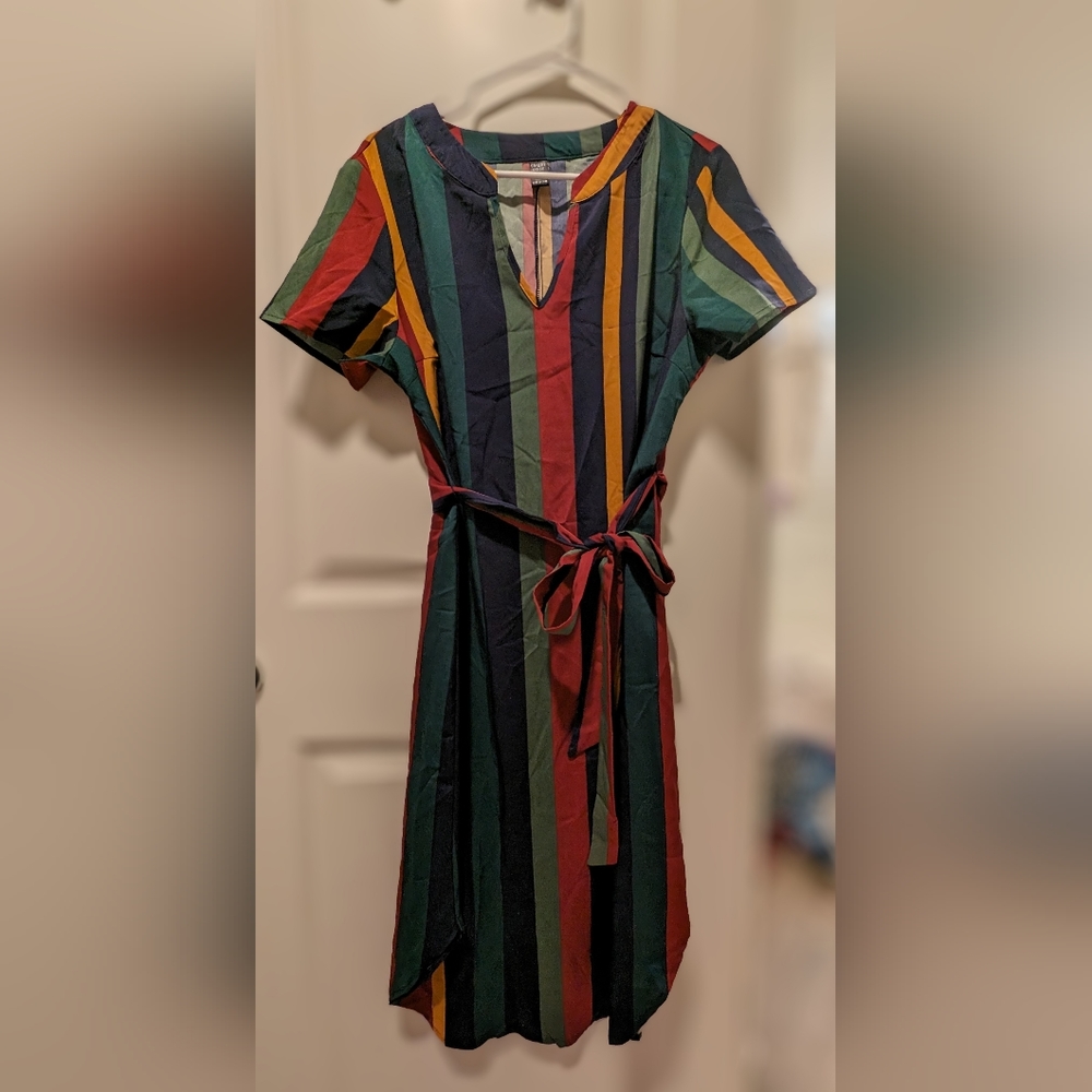 Belted Shift Dress size large